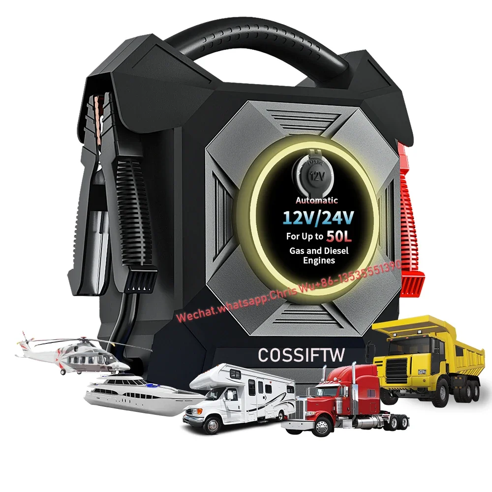 

Ultra-Powerful Jump Starter - 18000A Peak Amp Portable Car TruckBattery Jump Starter and Power Pack