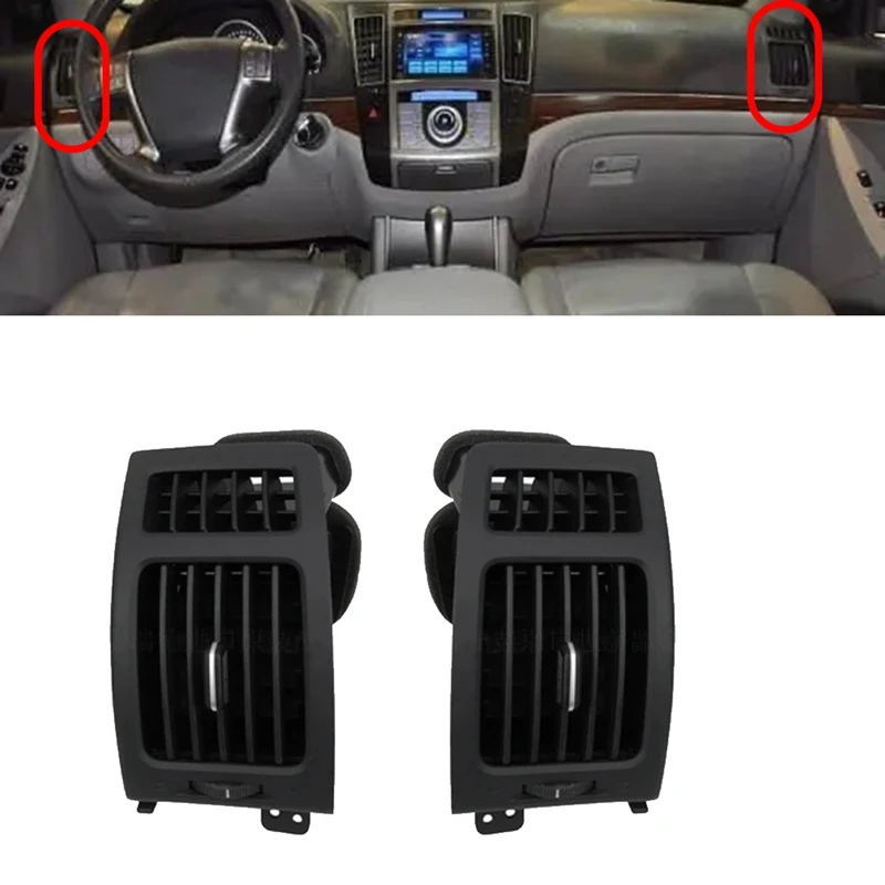 

1Pair Car A/C Air Outlet Frame For Hyundai Veracruz 2007-2012 Front Dashboard Air Conditioning Vent Grille Installation-Boom