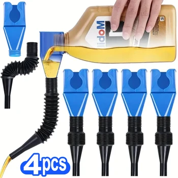 Car Refueling Funnel Gasoline Foldable Engine Oil Funnel Tool Plastic Funnel Car Motorcycle Refueling Tool Auto Accessories 1