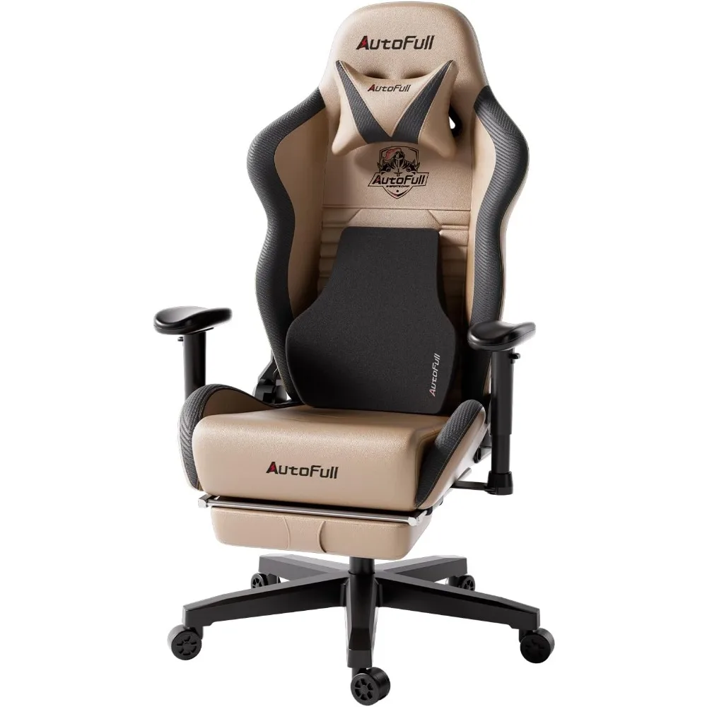 

AutoFull C3 Gaming Chair Office Chair PC Chair with Ergonomics Lumbar Support, Racing Style PU Leather High Back