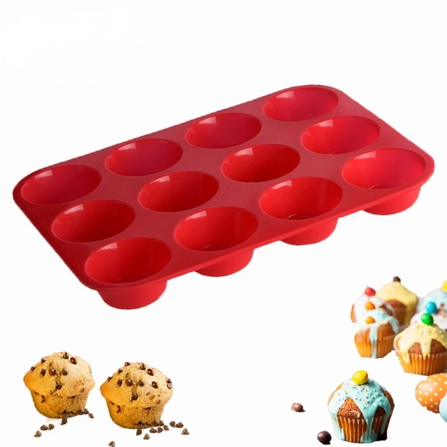 Mini Muffin 24 Lyukak Szilikon Kerek Penész Diy Cupcake Sütemények Fondant Sütőpanlás Nem Tapadós Puding Párolt Sütemény Sütőszerszám - Image 4