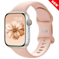 Sport Silicone Strap for Smartwatch - Versatile and Comfortable Wrist Bracelet (49 milk tea)