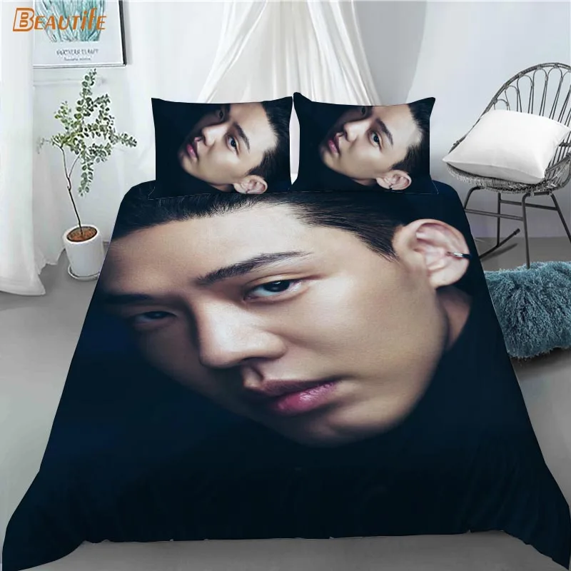 

Hot Sale Yoo Ah In KPOP 1 Duvet Cover 2 Pillowcases Polyester Fabric Bedding Set Family Boy Kid Set Duvet Cover Set 1125