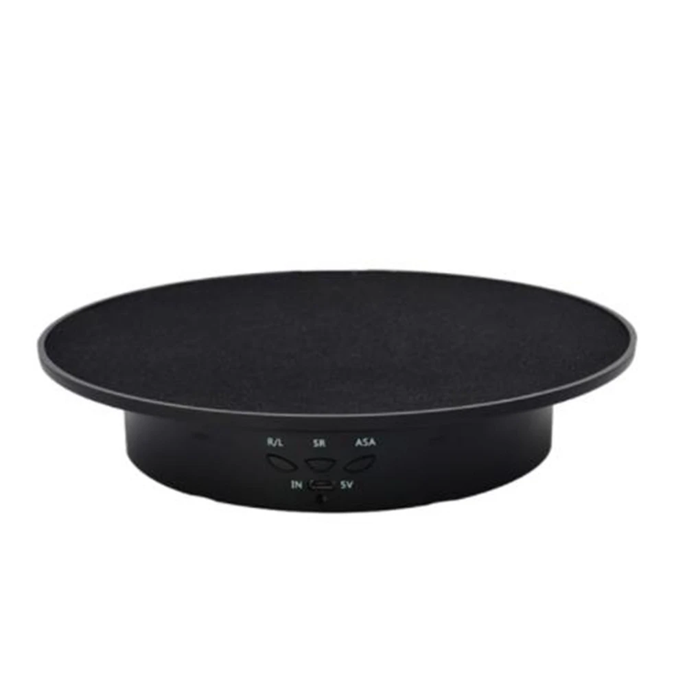 

3 Speeds 20cm Intelligent Electric Rotating Display Stand Turntable Jewelry Holder Battery/USB Power D