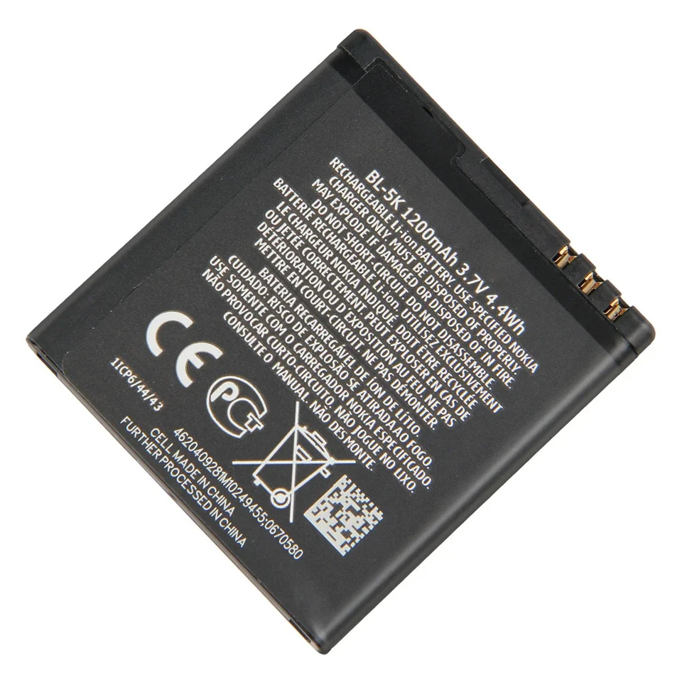 BATTERIA Originale BL-5K Per NOKIA C7 N85 N86 8MP X7 701 1200mAh - NOKIA ( Ricambi Per Nokia/Microsoft - Batterie Nokia/Microsoft - Foto 3