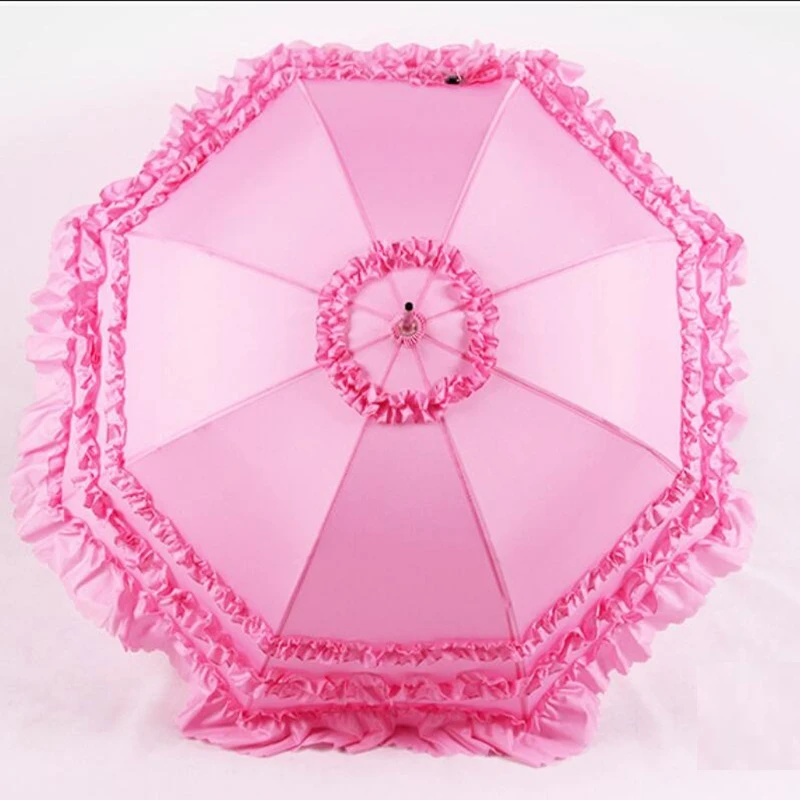 Paraguas elegante rosa púrpura celebración de sombrilla para dama de honor, novia, Cos, encaje, Princesa, encaje, 10 piezas| | - AliExpress
