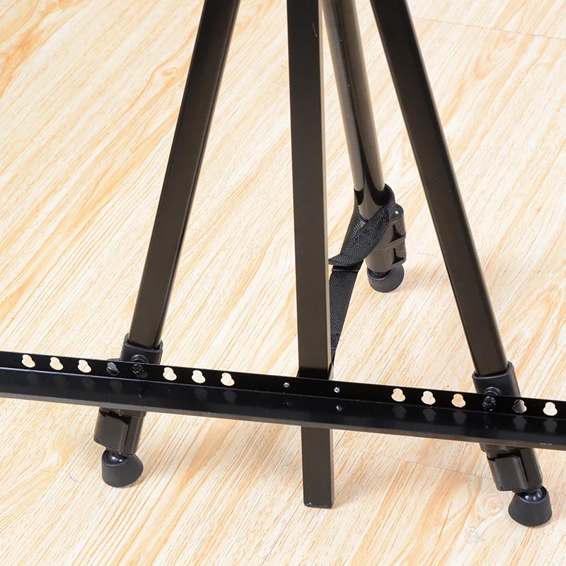 Portable Triangular Metal Painting Easel Thickened Aluminum Alloy Adjustable Travel Sketch Easel for Drawing Artist Art Supplies