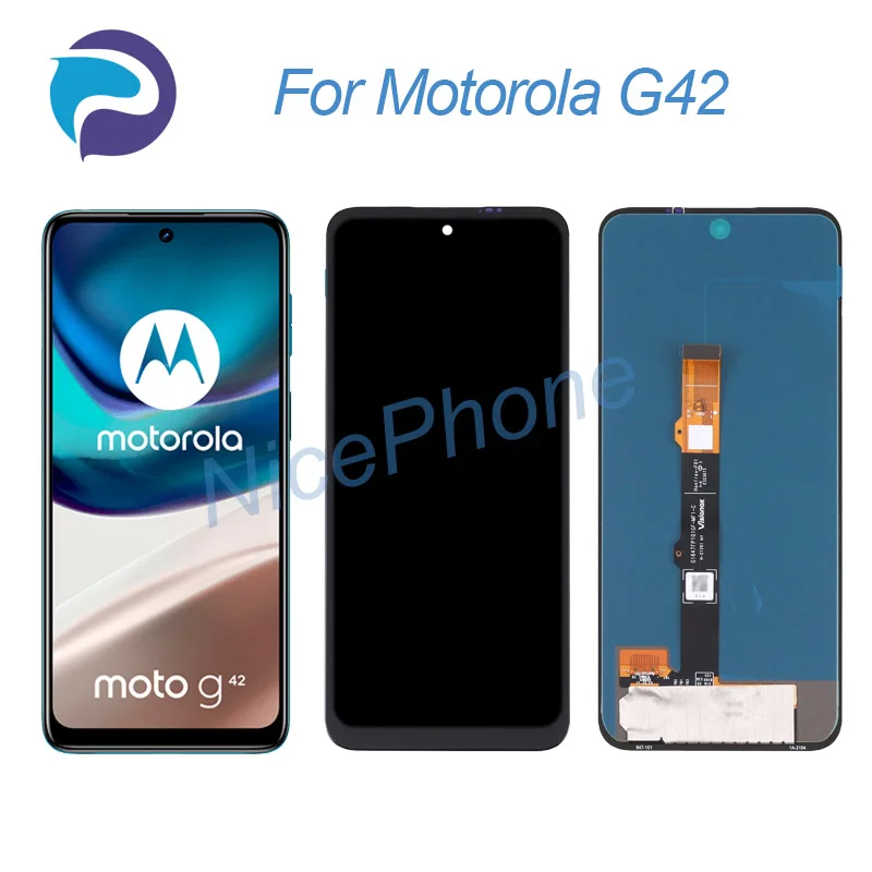 

Для Motorola G42 ЖК-дисплей сенсорный экран дигитайзер в сборе Замена 6,4 "XT2233-2 Moto G42 экран ЖК-дисплей