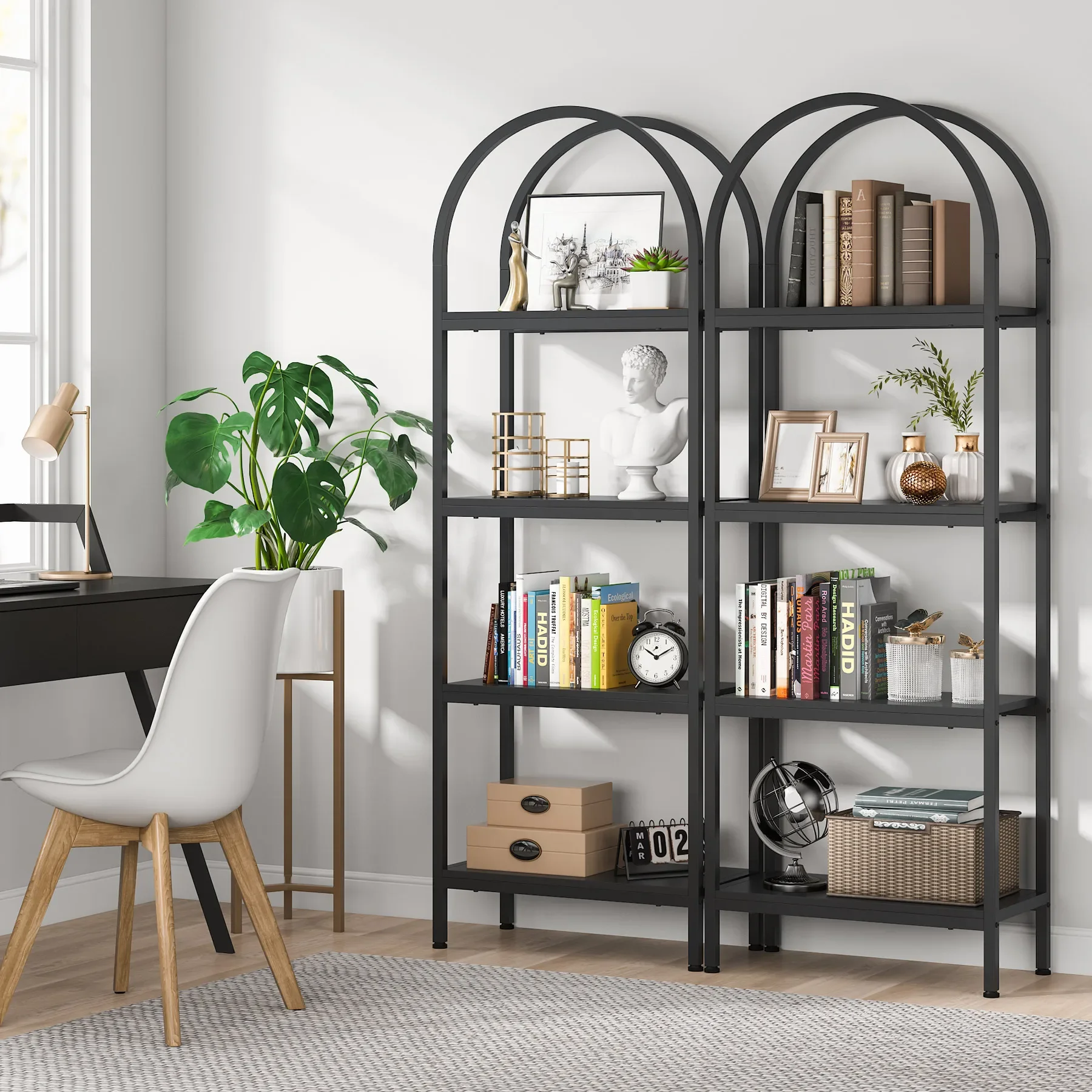 Tribesigns 4-Tier Open Bookshelf, 70.8