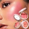 8 Colors Shimmer Blush Marble Baked Rouge Long-lasting Waterproof Matte Concealer Highlighter Blush Suitable for Valentine's Day 1