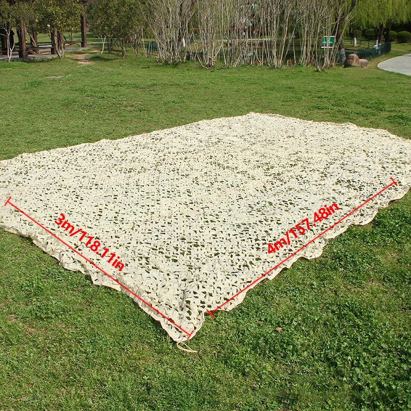 Sunscreen sunshade net outdoor jungle beige camouflage net anti aerial photography camouflage sunscreen net