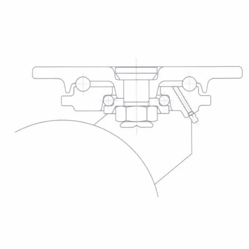 8 in High Load Capacity 2ton Industry Super Heavy Duty Trolley Swivel Caster Spr