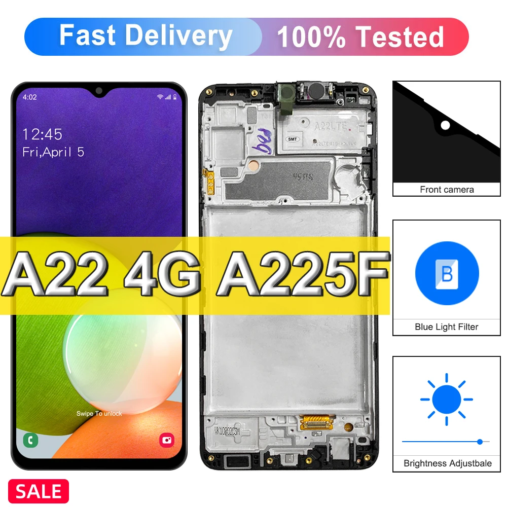 6-4-Super-Amoled-For-Samsung-Galaxy-A22-A225F-SM-A225F-DS-A225M-LCD ...