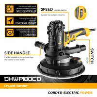 DEKO DKWP180CDLD/DKWP180CD 900W Drywall Sander Grinding Portable Polishing Machine 2