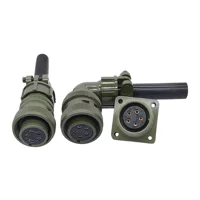5015 MIL STD Circular Connector 16S-1 16S-8 Plug Socket Military Specification Connector 7pin 5pin MIL-C MS3102 MS3106 MS3108 1