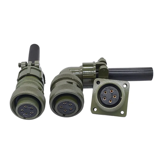 5015 MIL STD Circular Connector 16S-1 16S-8 Plug Socket Military Specification Connector 7pin 5pin MIL-C MS3102 MS3106 MS3108 1