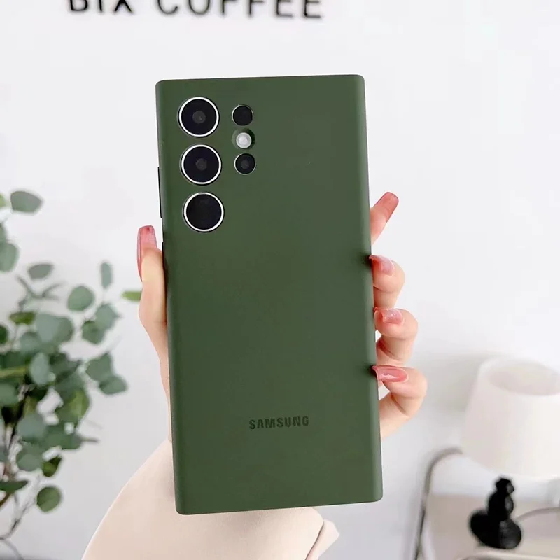 Luxury Soft Touch Anti-Shock Silicone Cover for Samsung Galaxy Ultra Series