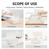 Dustproof Wet Tissue Box with Lid Portable Baby Nappy Wet Tissue Organiser Home Car Office Tissue Organiser Wipes Dispenser 4