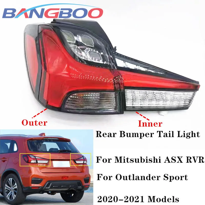 

Car Rear Bumper Tail Lamp Taillight For Mitsubishi ASX RVR For Outlander Sport 2020-2021 Brake Stop Light