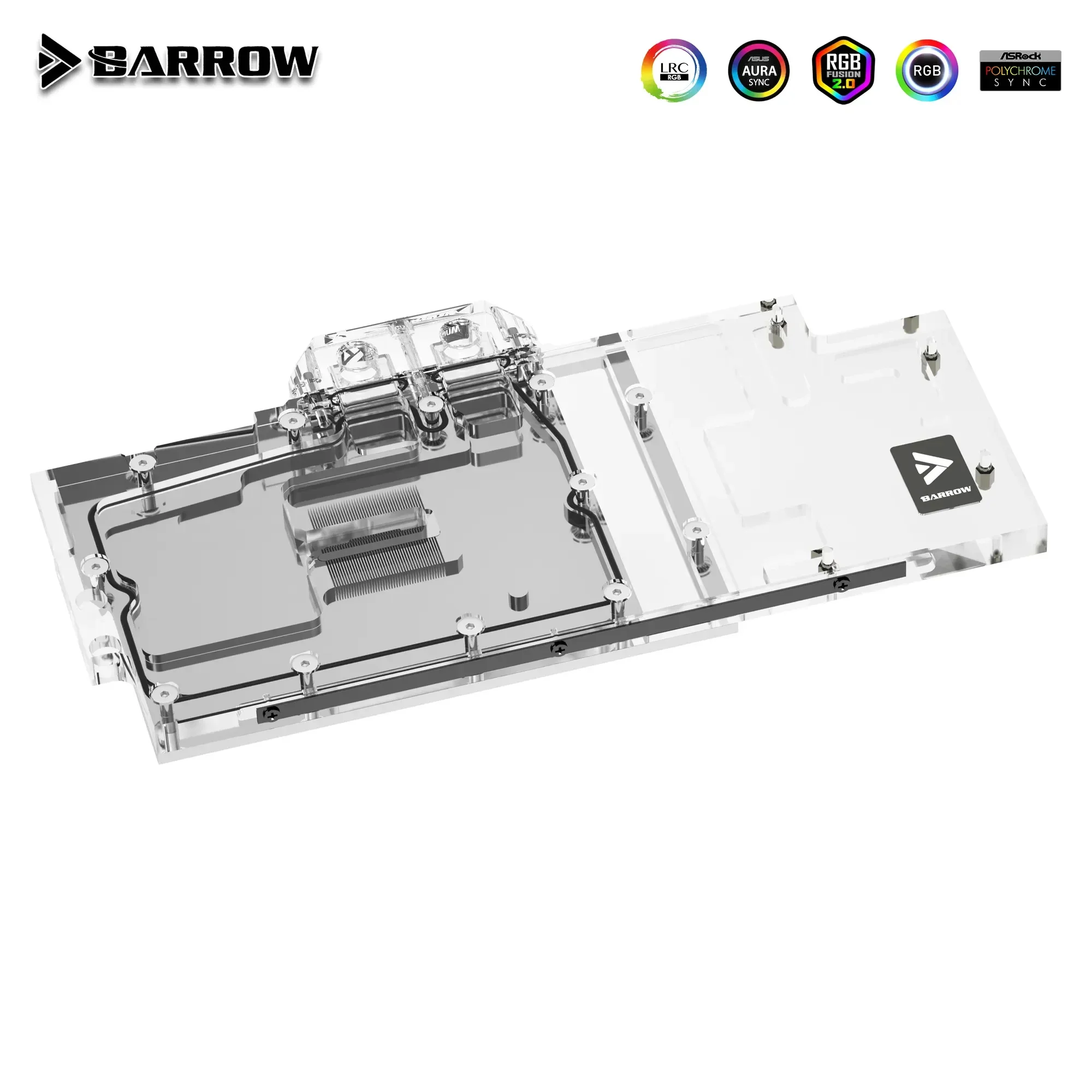 

BARROW GPU Water Block For ZOTAC RTX2080/2070 8GD6 PGF OC12/OC8/OC14 Graphics Card Cooler 5V ARGB 3PIN AURA SYNC