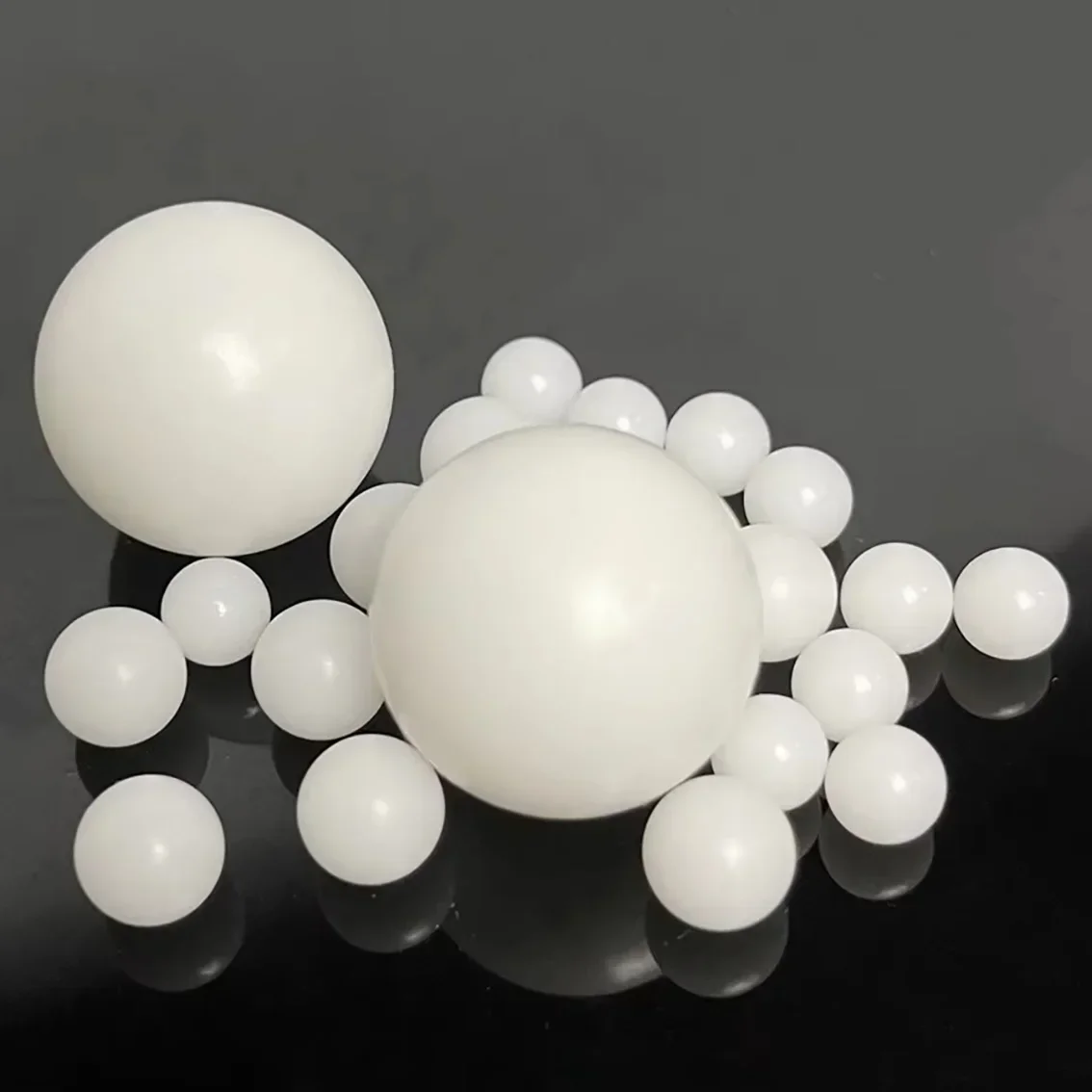 1-100pcs 흰색 POM 플라스틱 공 정밀 솔리드 볼 1 2 3 4 4.5 5 6 7 8 9 10 11 12 14 15 16 17 18 20 24 25 28 30 32mm  50mm