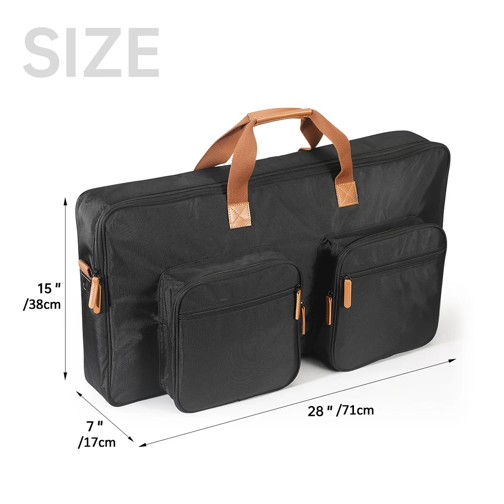 Portable DJ Controller Padded Storage Bags Dustproof Carrying Storage Bags Large Capacity for Pioneer DJ DDJ-800 DDJ-FLX104 FLX6