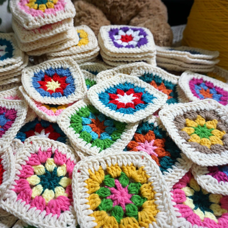 você mesmo, doilies de crochê multicoloridos, copo