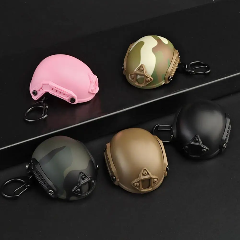 Fast Helmet Model Keychain Key Ring Mini Bottle Opener Keychain Backpack Charm Military Fan Accessories Gift