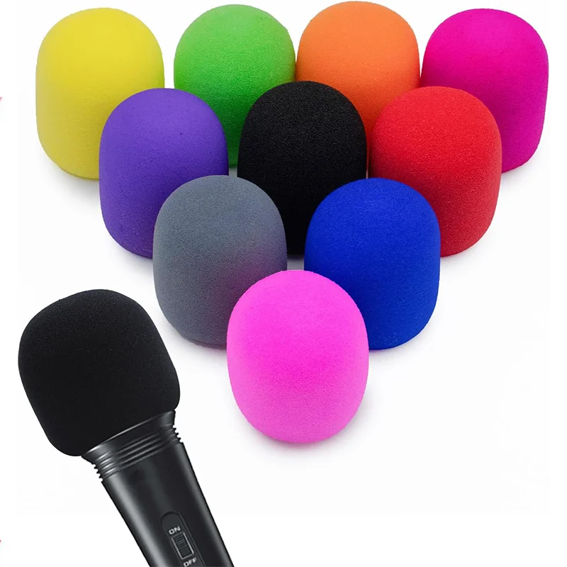 Microphone Foam Mic Cover Thicken Professional Studio WindScreen Protective Grill Shield Soft Sponge Microphone Cap