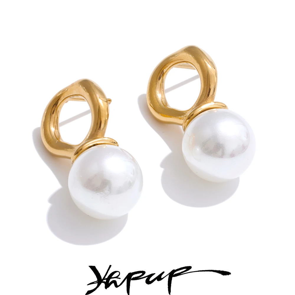 Yhpup Geometric Stud Earrings for Women