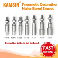 KAMSIN 0960-2030 9.6- 20.3mm Diameter Barrel Sleeves for KAMSIN Pneumatic Decorative Nailer, Upholstery Tacks Gun 1