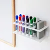 10-Slot Acrylic Dry Erase Marker Holder Wall Mounted Eraser Organizer Storage Rack Pen Pencil Stand Stationery School Supplies 1