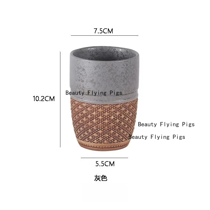 Ceramic Toothbrush Cup For Bathroom Durable Wash Cup Home Decor_voghion.com