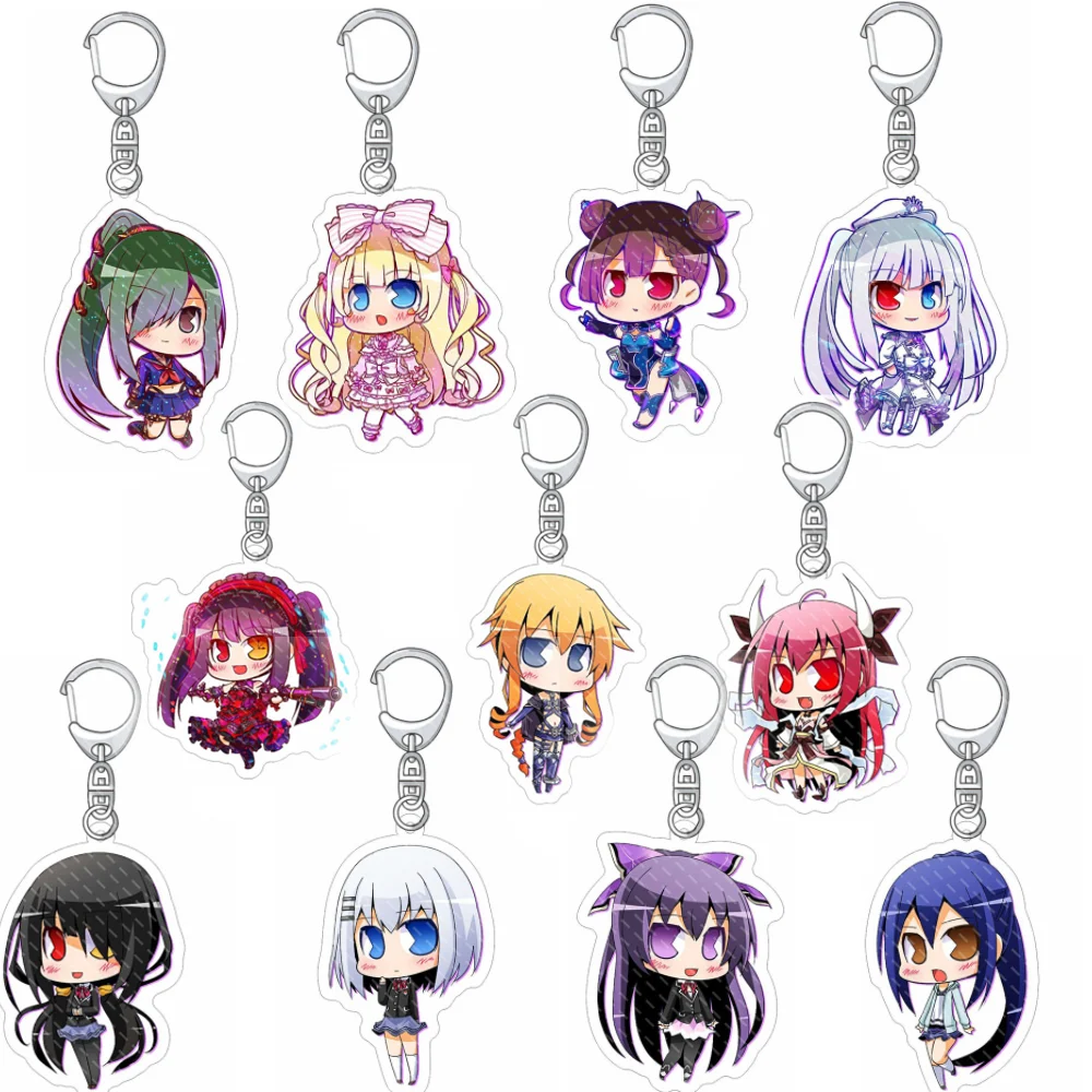 5 Stück Ghost Slayers Anhänger - Anime Cosplay Schmuck Acryl Charms