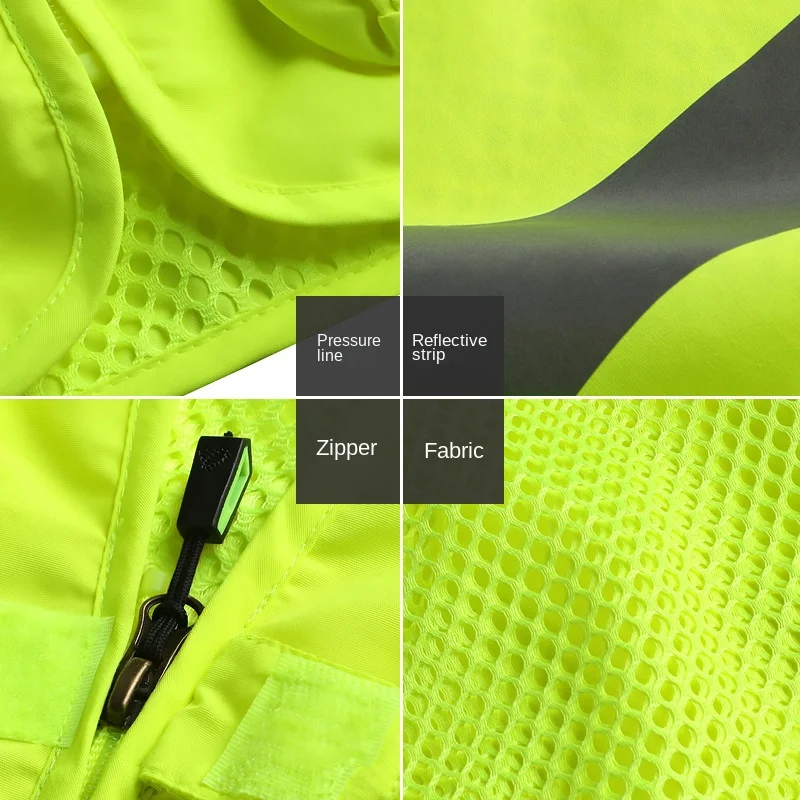 Reflective safety vest to work high-grade safety vest rider jacket reflective motor high visibility fluorescent