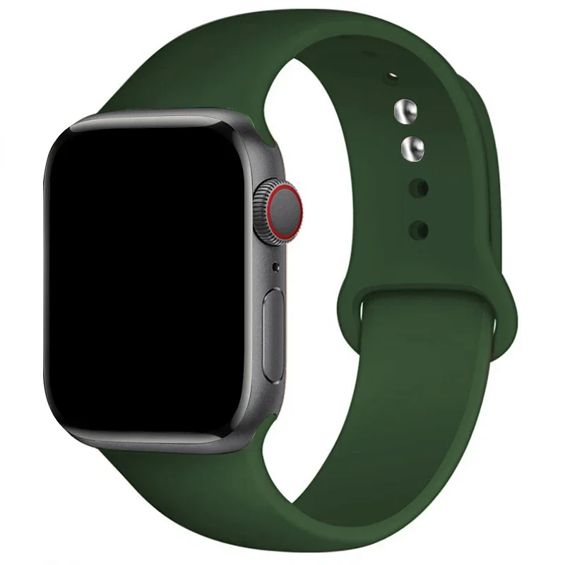 Silicone Sports Band for Smartwatch - Adjustable Loop Bracelet