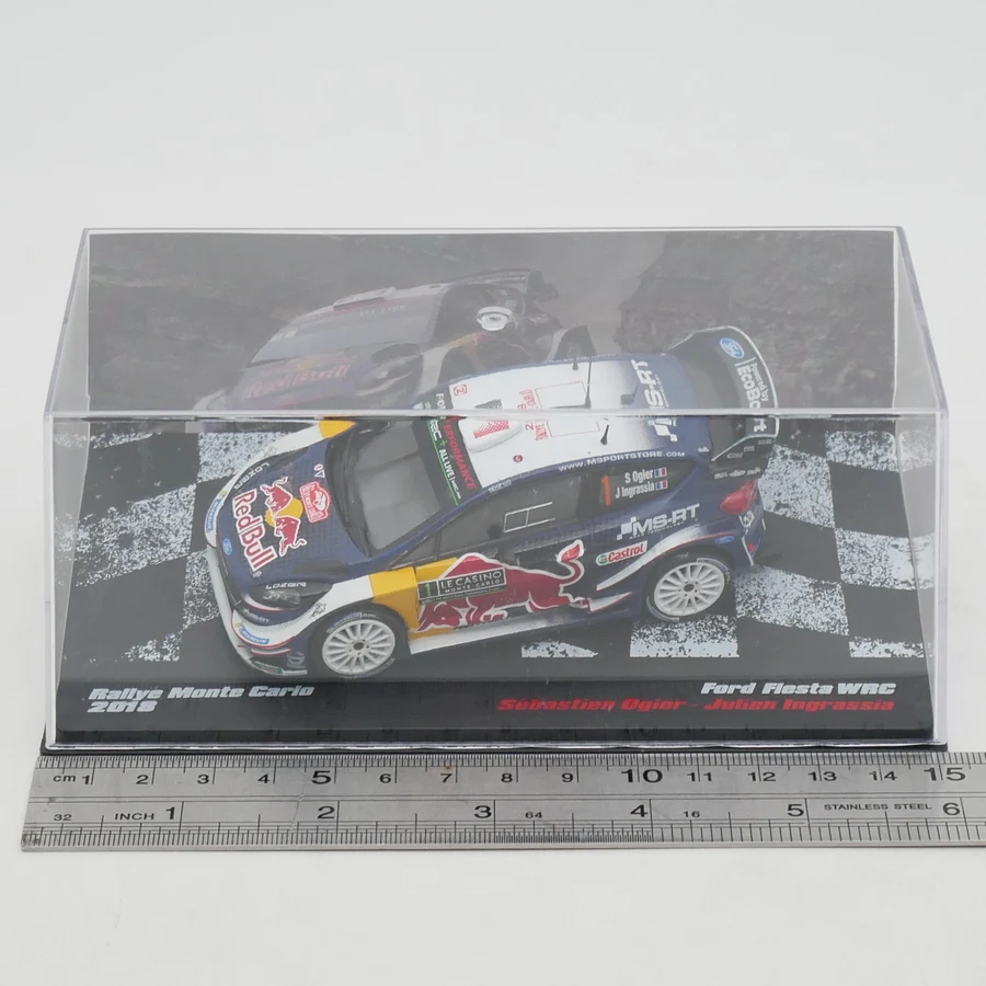 iXO Ford Fiesta WRC ミニカー 1/43 RED Blue Ixo 1:43 Scale Diecast Alloy Ford Fiesta WRC 2018 Toys Rally