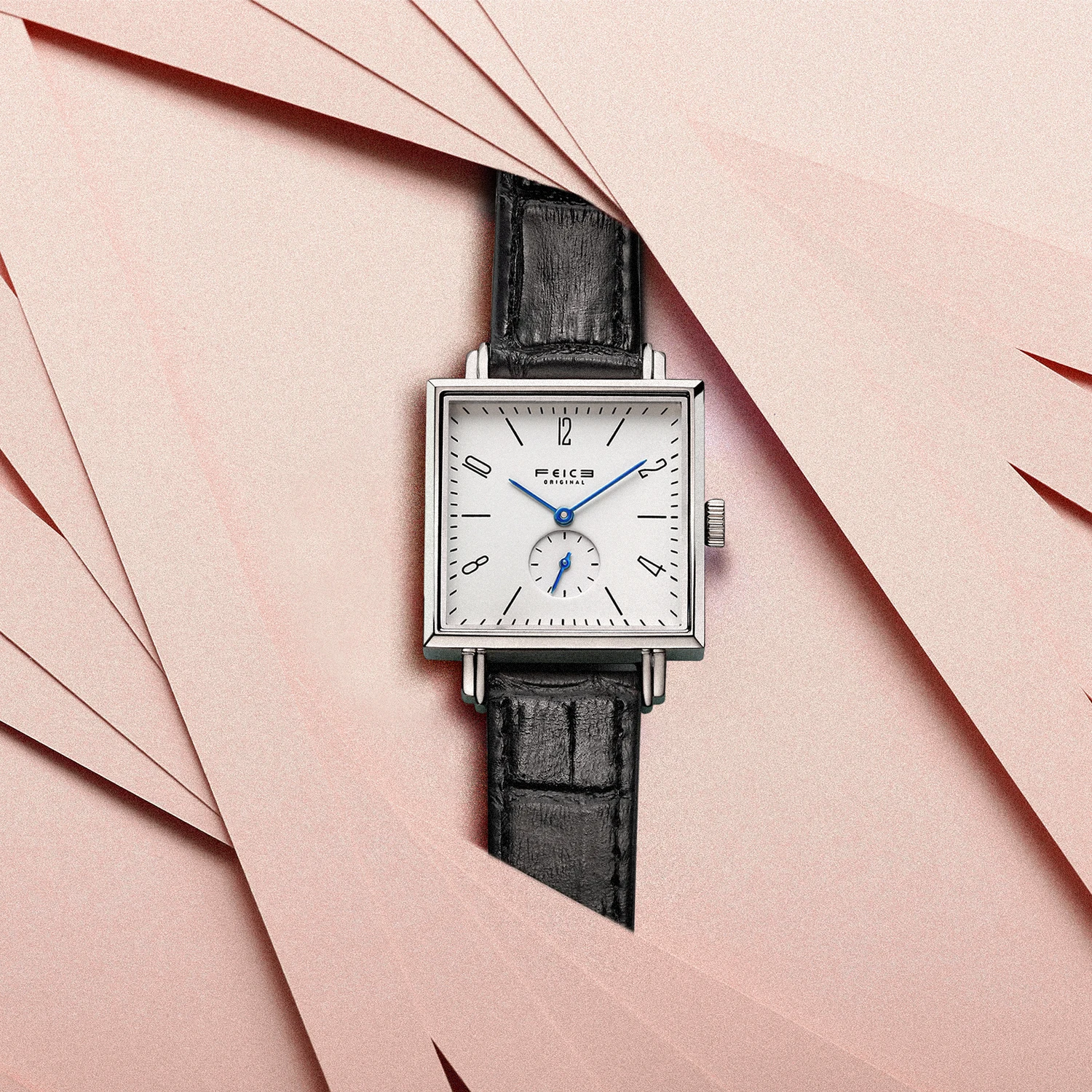 FEICE Women's Classic Bauhaus Wristwatch Sapphire Crystal