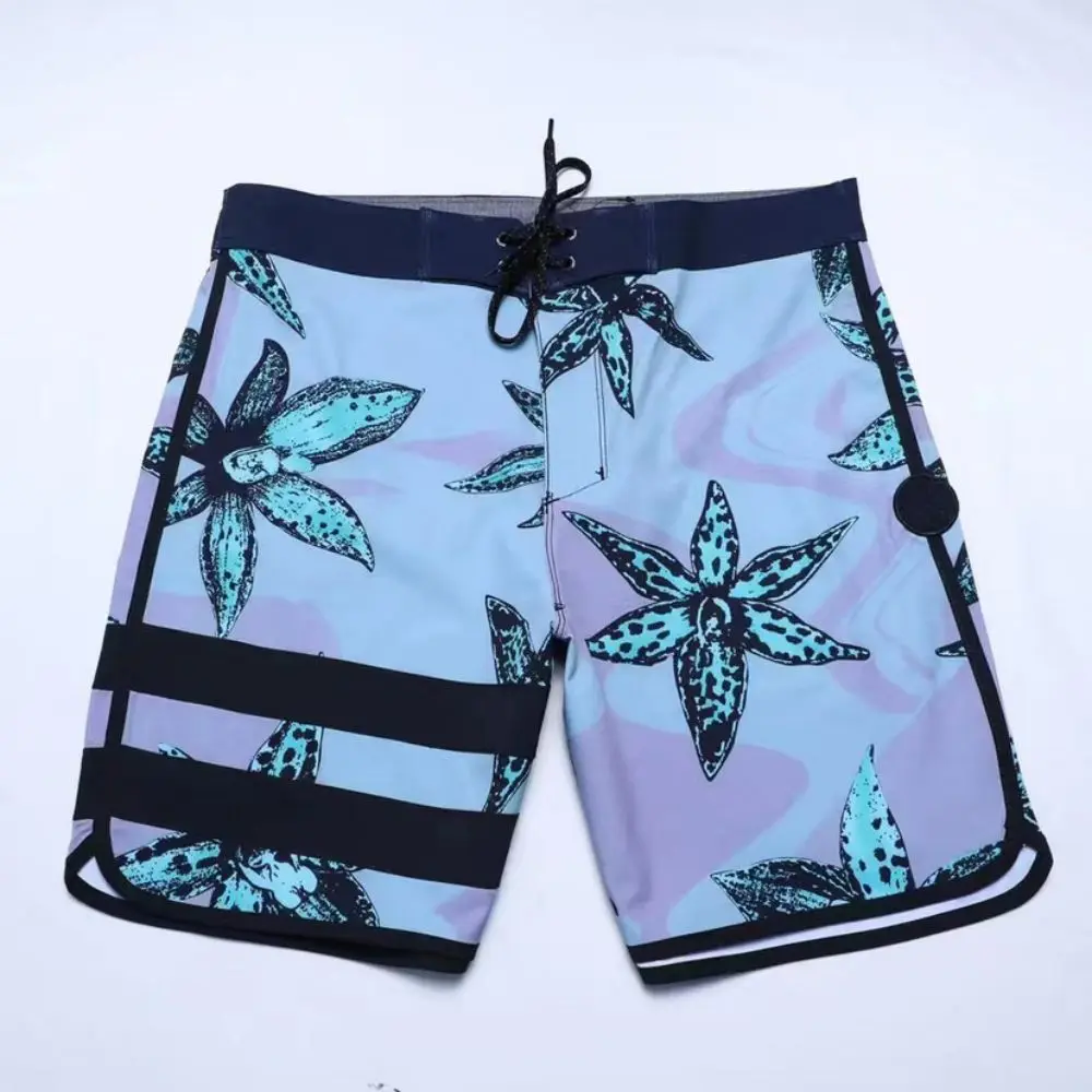 2024 New Summer Fashion Men Board Shorts Men Phantom Bermuda Beach Shorts Swim Shorts Men Waterproof Quick Dry Swimwear New 3