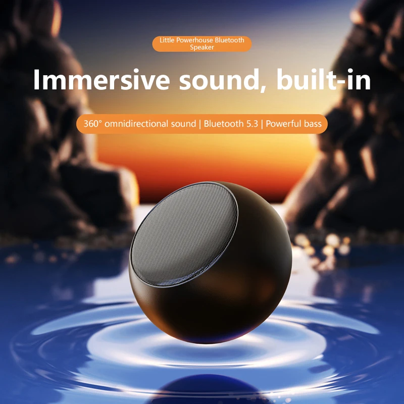 Wireless Bluetooth Speaker with Metal Body and High Volume Subwoofer