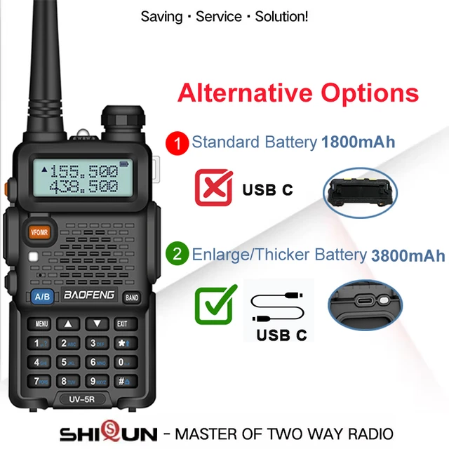 Radio Baofeng UV-5R (VHF,UHF) Military