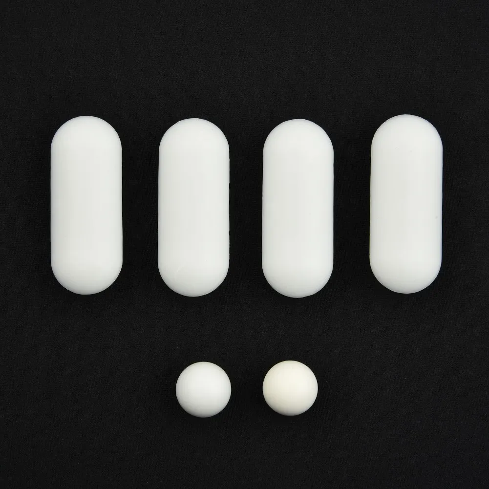 6Pcs/Set Universal Toilet Seat Buffers Pack EVA White Stop Bumper Shock