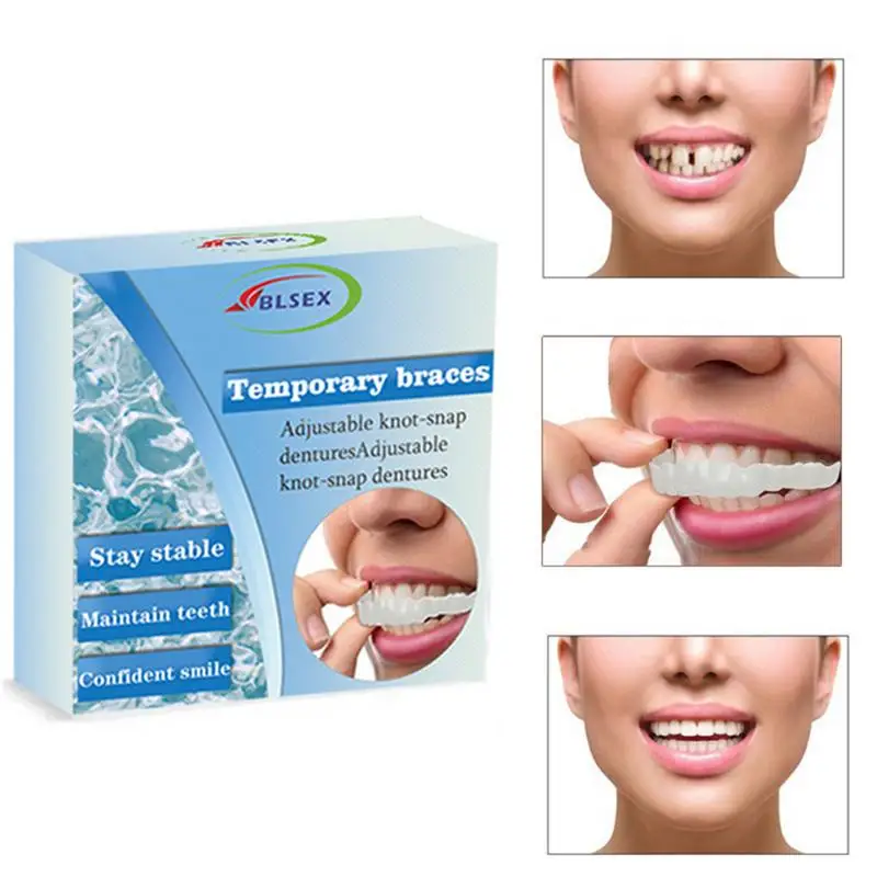 Impiallacciature Per Denti Set Di Copertura Per Denti Dentiere Impiallacciature Dentali Snap On Cover I Denti Denti Denti Finti Sorriso Di Fiducia Ist