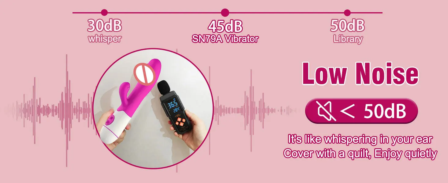 Rabbit Vibrator For Women G-spot Clitoral Stimulator Massager_voghion.com