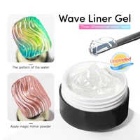 AS 15ml 3D Wave Liner Gel Nail Polish Semi Permanent UV Gel For DIY Painting Drawing Manicure Varnish Nail Art Liner Gel