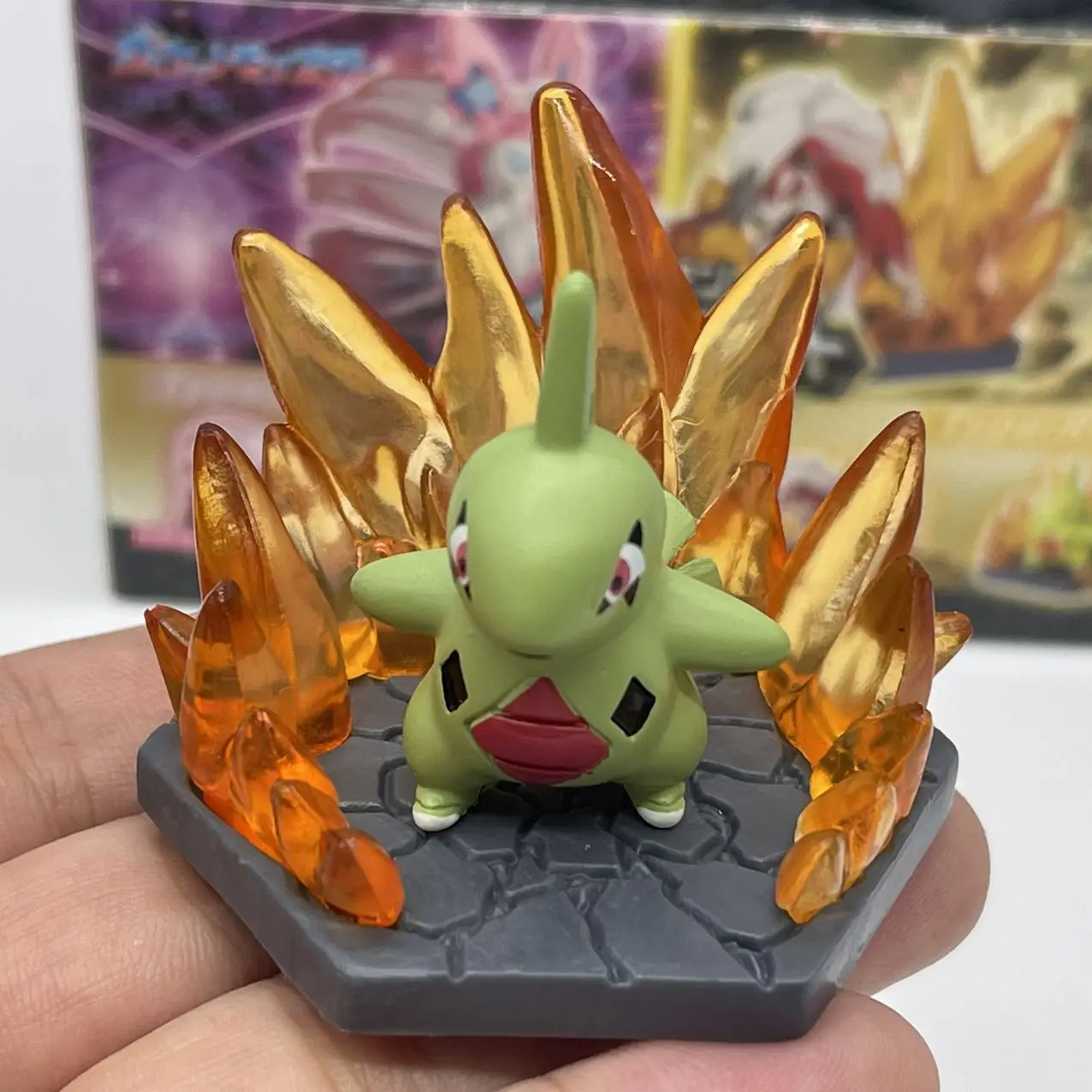 Neu auf Lager Anime-Fähigkeitsszene Battle7 Blind Box Fire Vs Ice Eevee Nine Tailed Actionfigur Schreibtischdekoration Überraschungsgeschenk für Fans – Detail 19