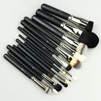 Pinceaux de maquillage pointus série M, 1 pièce, brosse de maquillage pour Contour de poudre, poils d'animaux, doublure pour les yeux, manche en bois, outil cosmétique de haute qualité 3