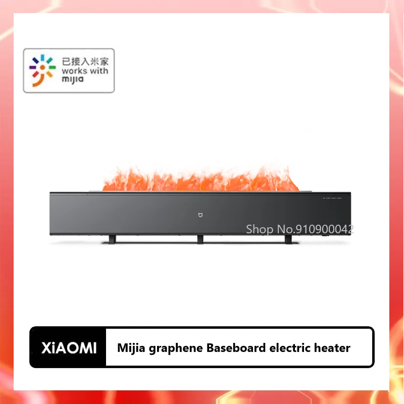 XiaomiMijiagrapheneBaseboardelectricheatersimulationflame
