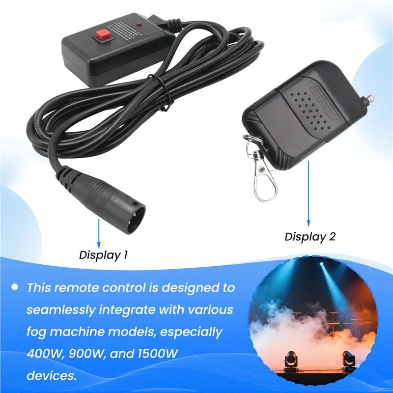A13E-스모크 포그 머신 유선 리모컨 리모트 컨트롤러 수신기 (400W 900W 1500W 무대 효과 포그머신용)
