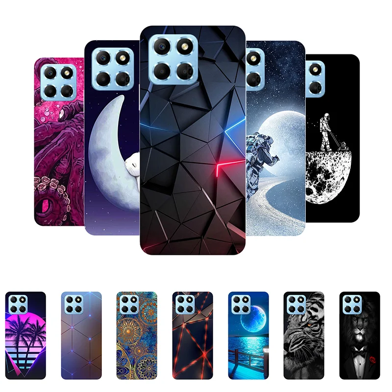 

For Honor X8A 5G Case 6.5" Silicone Back Cover Phone Case for Honor X8A 5G Soft Case X 8A 5G Funda for HonorX8A 5G Cartoon